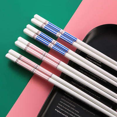 Chinese style Bone chopsticks household ceramics hotel commercial one person wholesale customized