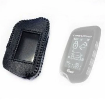 Чехол для автомобильных ключей, подходящий для Compustar RFX-2WT9-FM Compustar T9 2, кожаный чехол с пультом дистанционного управления