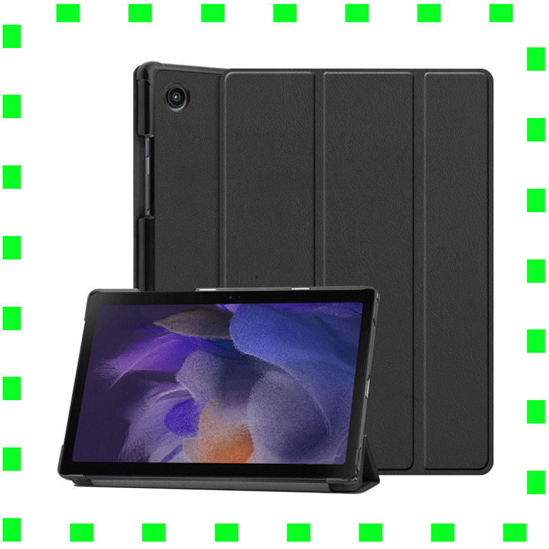 For Samsung Tab A8 2021 x 200 flat leather case S8 plus 2022 tablet protective case