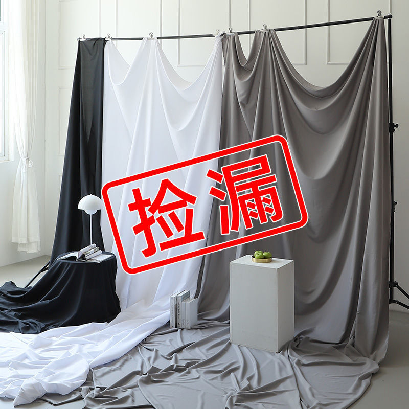 白い写真の背景布吊り布インスタイル無地インターネット有名人のライブブロードキャスト装飾写真撮影小道具テーブルクロス寝室|undefined