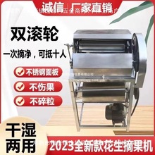 摘果机干湿两用花生自动打脱果机小型器摘果机花生摘家用手推式
