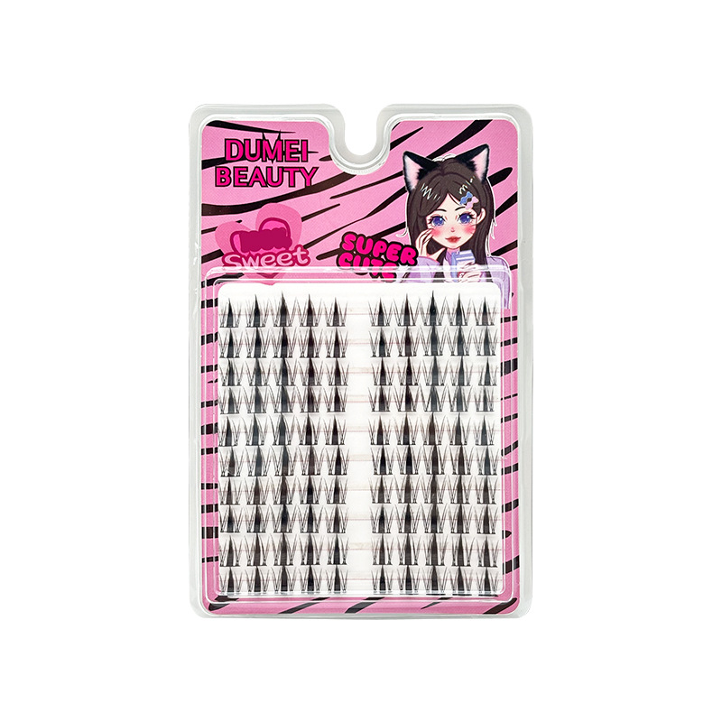 Gran capacidad de Barbie conejo falso pestañas inflamación amplio amplio rollo de ojos artefacto segmentación de ojos novatos pestañas