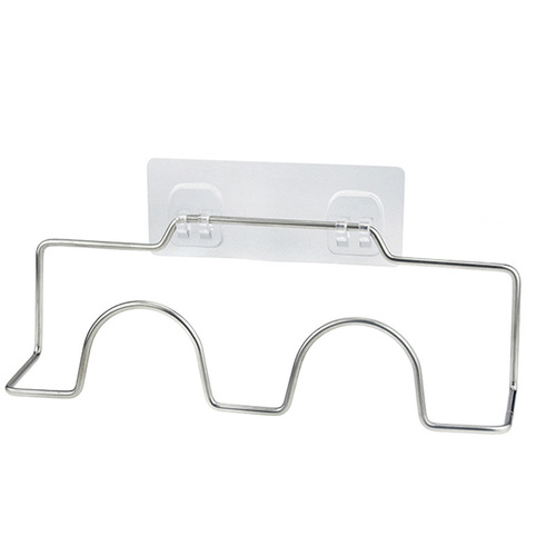 New stainless steel slipper rack without punching holes behind the bathroom door toilet slipper rack storage shoe rack bathroom storage rack