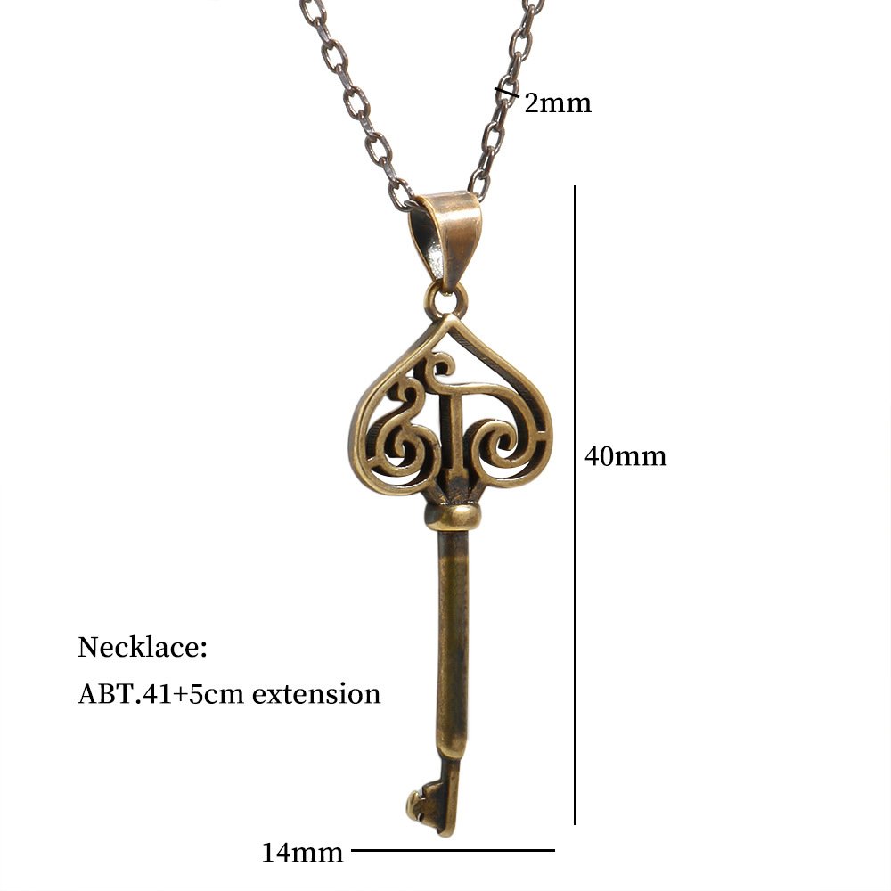 Designer light luxury K gold necklace titanium steel does not fade love women's jewelry versatile pendant collarbone chain_voghion.com