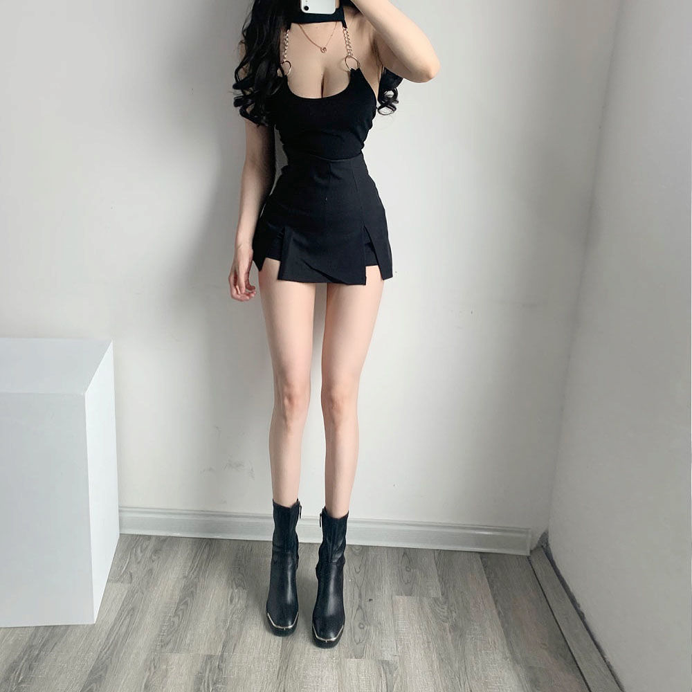 Iron Ring Zipper Bodysuit Image 3