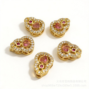 ��ɫ�~24K΢��ʯ�����������ǐ��ĺ��J����ɢ��diy�Ʒ�������