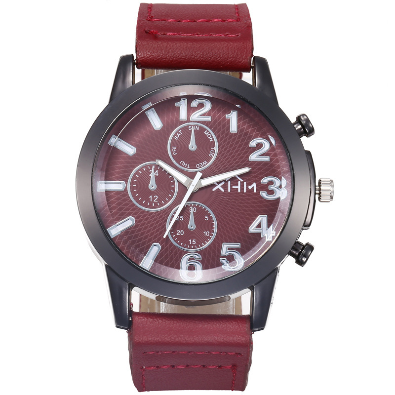 Comercio exterior nuevo dial grande personalizado reloj de moda coreana estudiante masculino reloj de cuarzo reloj automático reloj de los hombres