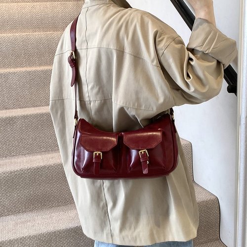 New Autumn/Winter Women's Crossbody Bag Shoulder Bag for Women Large Capacity Autumn/Winter Casual Top Handle Pillow Bag