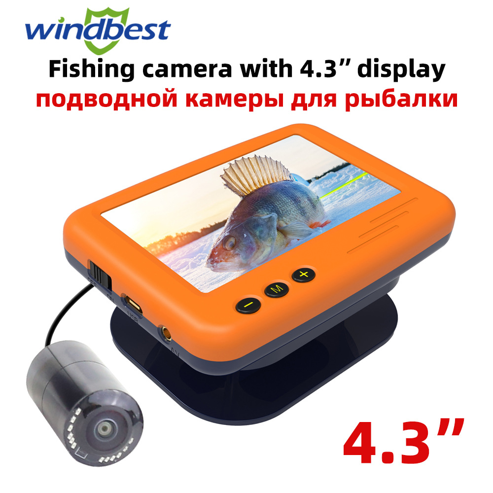 Cross-Border 2025 New Underwater Camera High-Definition Visual Fish Finder Fishing Night Vision Camera Underwater Ice Fishing Artifact