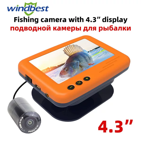 Cross-Border 2025 New Underwater Camera High-Definition Visual Fish Finder Fishing Night Vision Camera Underwater Ice Fishing Artifact
