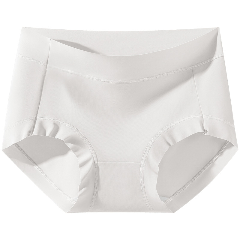 Piel de leche que no deja marcas 7A seda de morera antibacteriano para mujer deportes sin caderas calzoncillos de cintura media bragas cortas refrescantes