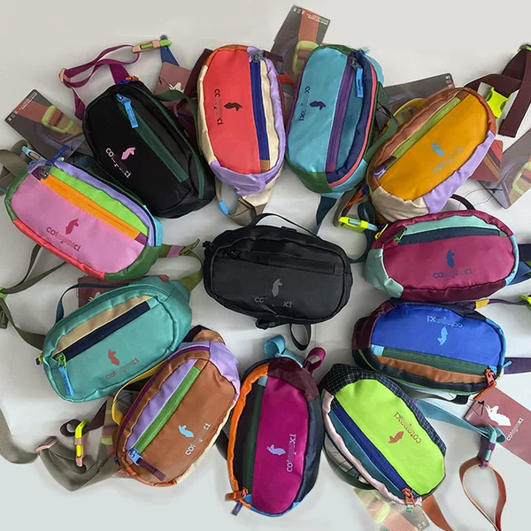 Cotopaxi Alpaca 1.5L Colorful Fashionable Dopamine Lightweight Waist Bag Crossbody Letter Print Portable