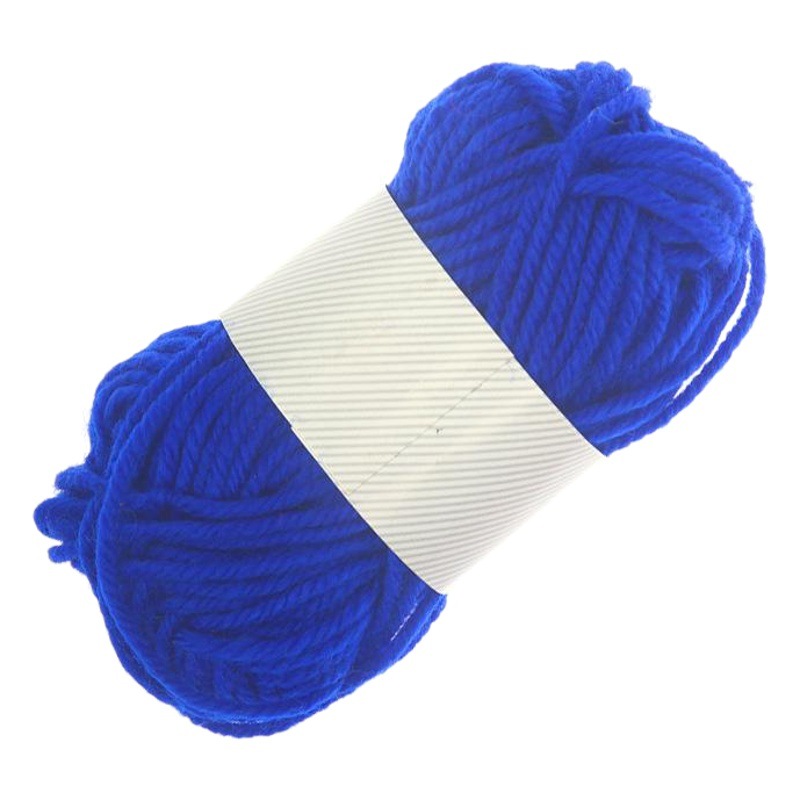 Bola de lana colorida bola de lana muñeca pelo niños hechos a mano DIY tejido pegatinas material de jardín de infantes