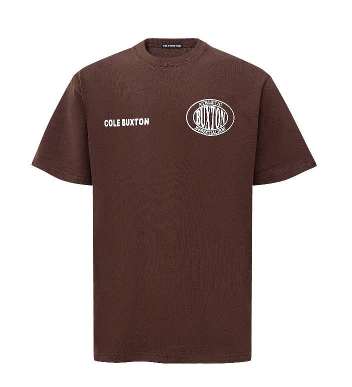 Cole Buxton Athletic Essentialism T-shirt Brown