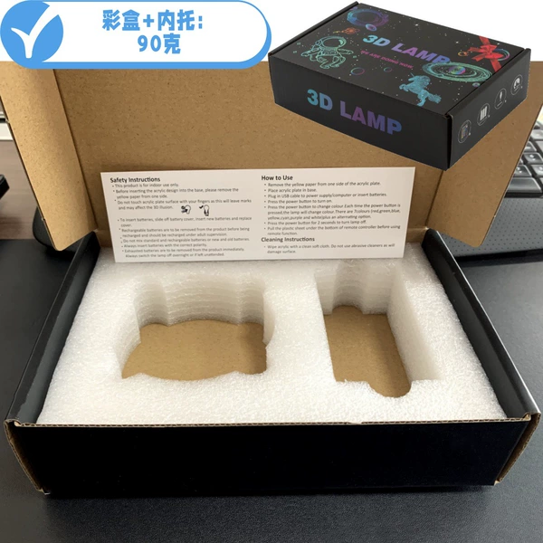 Color box (including inner support + English instruction book)