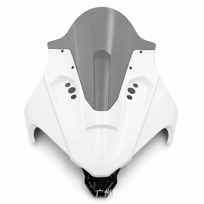 Suitable for CF450SR windshield Motorcycle front windshield - white-gray