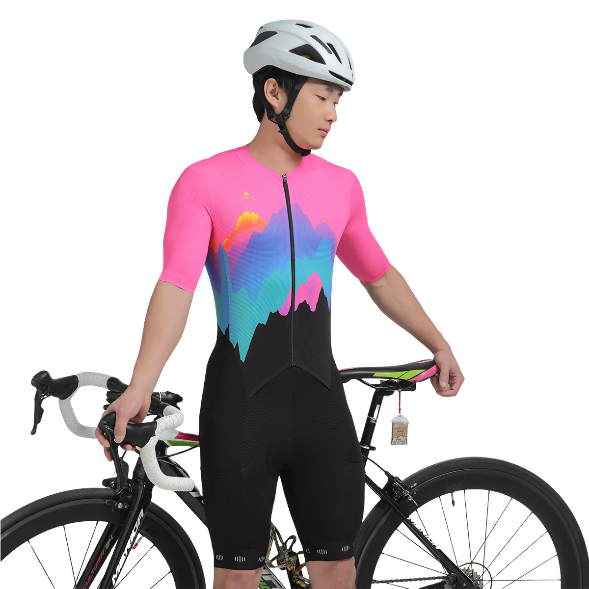 2025 New Men's Sleeve Riding Suit Summer Quick-drying Sweat-absorbent Cross-border Outdoor Short-sleeved Riding Suit miloto