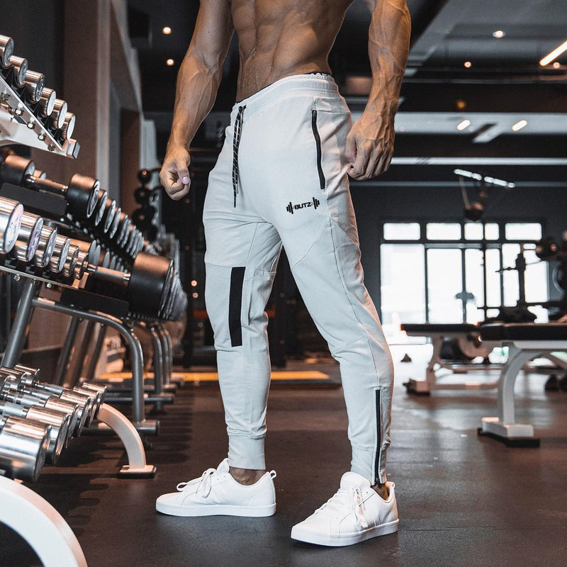 Factory wholesale Europe and the United States hot autumn 2021 new fitness pants men's sports pants running training pants
