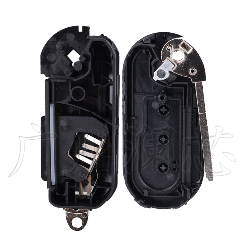 Suitable for Fiat Marelli/Delphi System Foldableing Remote Control Car Key 433Mhz46 Chip