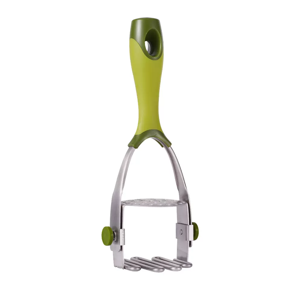 厂家批发不锈钢土豆压泥器手动捣碎器家用压薯器厨房工具