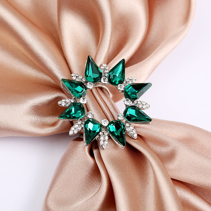27g Weight Artificial Gemstones Inlay Material Korean Style Pin Number Flower Butterfly Imitation Pearl Alloy Crystal Enamel Inlay Artificial Gemstones Women'S Brooches