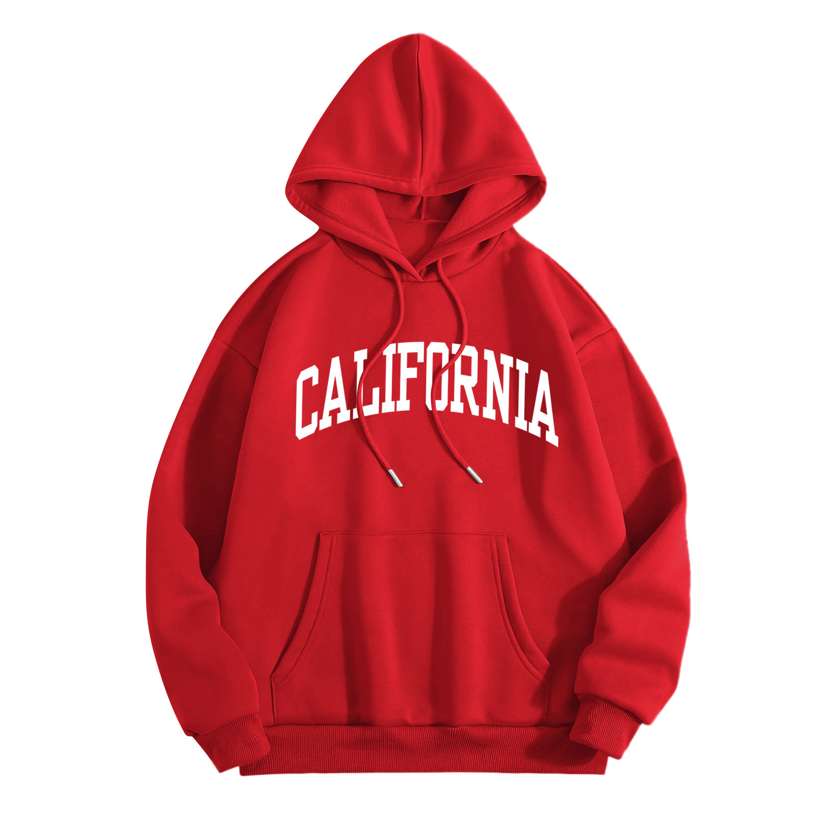 Estación independiente de comercio exterior de suministro transfronterizo CALIFORNIA impreso capucha con capucha manga larga otoño e invierno europeo y americano image 10