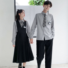 高校生のクラス服制服セット学院風中学大合唱シャツのワンピース運動会の朗読合唱服