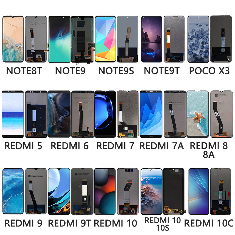 Comercio exterior mayorista aplicable Redmi Note teléfono móvil ensamblaje de pantalla LCD reparación