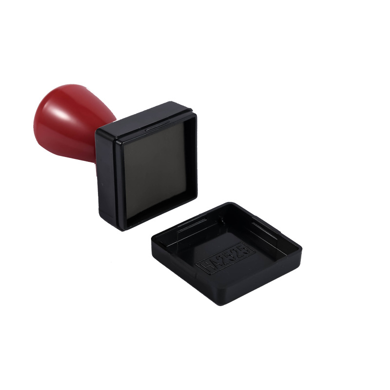 HA rojo y negro carcasa de sello atómico con 7MM almohadilla fotosensible material de sello elástico al por mayor sello atómico al por mayor