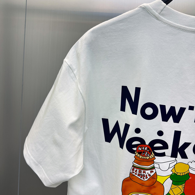 Herr t-shirt med cartoon tryck och lös passform streetwear_voghion.com