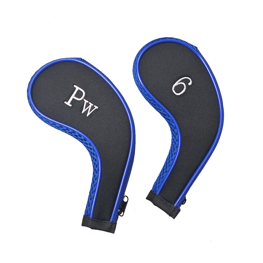 Golf cremallera varilla conjunto Club cubierta protectora larga tapa digital conjunto 10 piezas fabricantes pueden establecer