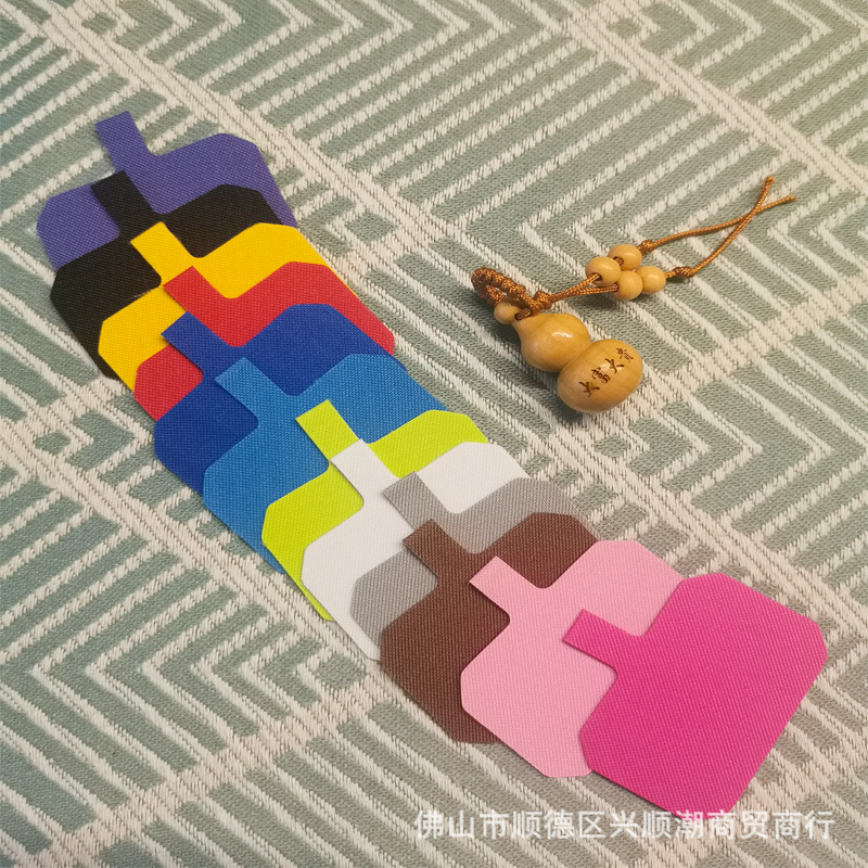 Manufacturers supply mobile phone lanyard clip TPE Oxford cloth halter anti-lost solid diagonal strap lanyard card