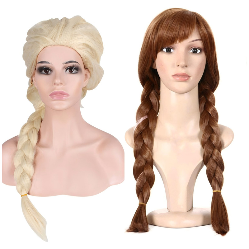 Frozen Wig Aisha Wig Aisha Elsa Anime cosplay Style Anna Wig Twist Braid