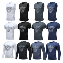 PRO新款健身短袖男夏透气运动跑步T恤修身圆领户外训练速干衣短袖