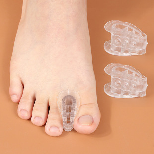New toe splitting device thumb valgus corrector overlapping separator big foot bone orthosis clip toe pad