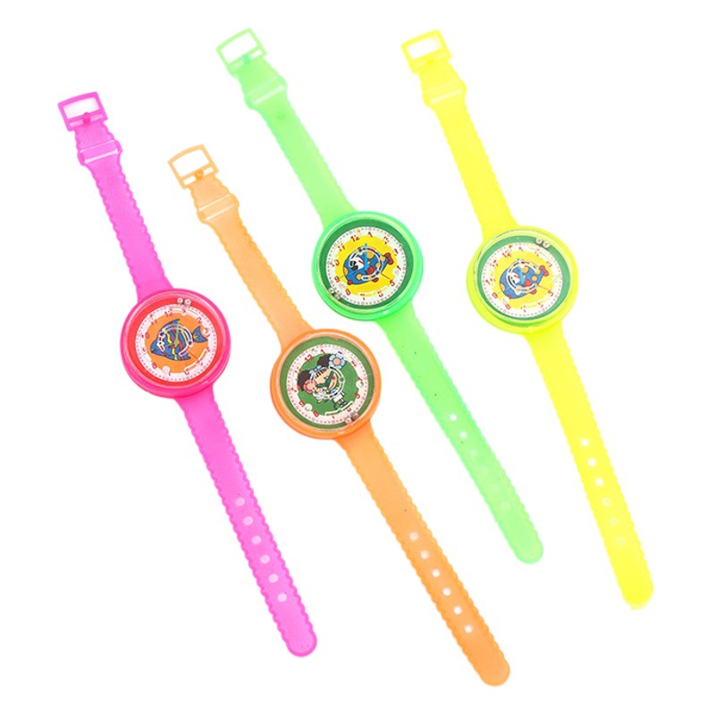 Fábrica directa de dibujos animados reloj laberinto regalo juguetes para niños educativos cerebro-Mover pequeños juguetes al por mayor a un precio bajo