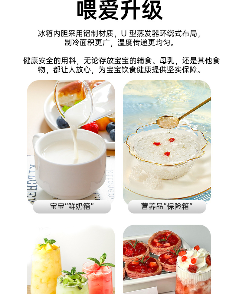 Suitable for 24 Ideal L7 Car Refrigerator 5L Capacity Armrest Box Non-destructive Modification Cold and Warm Dual Car Refrigerator