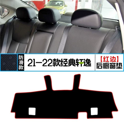 for the Dashboard, Günəş əleyhinə siperlik - 20-25-classic-sylphy-rear-window-mat-with-red-edge