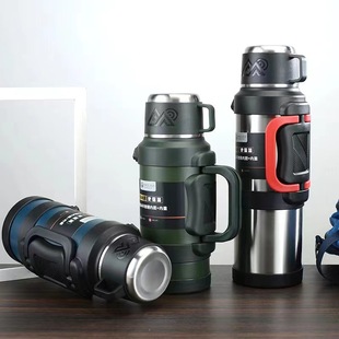Thermos Cup Large Capacity 316L Stainless Steel Teapot Kettle Portable Car Hot Water Bottle Travel Pot Custom Logo
