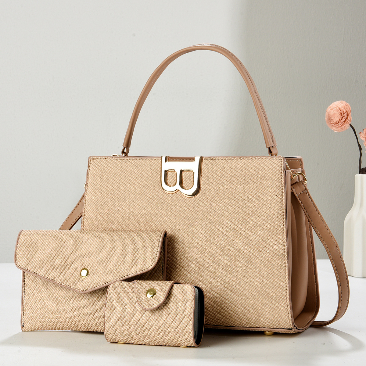 2025 nuevo bolso de hombro para mujer, bolso de estilo de viaje de trabajo, bolso de temperamento de moda casual de mujer de gran capacidad