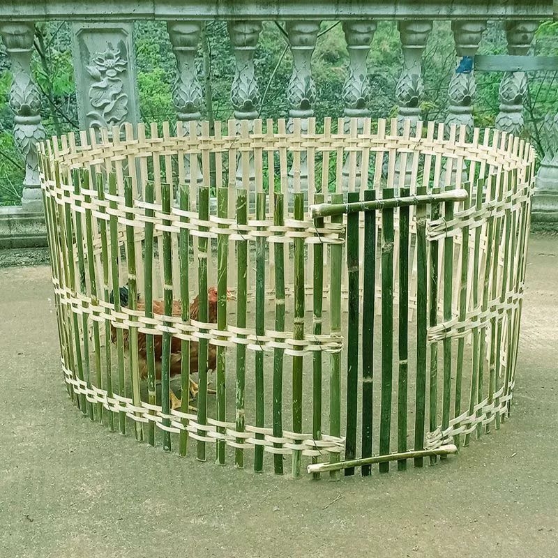 Бытовой бамбуковый забор для выращивания кур, уток, гуся, бамбуковый забор