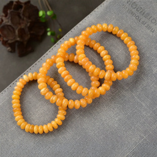 Natural amber beeswax demon flower abacus beads bracelet chicken oil red old flower wax single ring beeswax drum beads wholesale