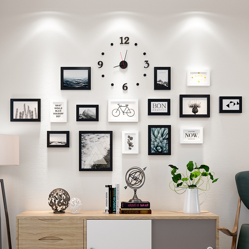 Creative and simple photo frame wall han...