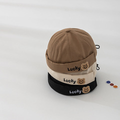 Children's Hat Spring and Summer New Style Watermelon Pattern Sun Hat Japanese Simple Matchable Landlord Hat Outdoor Sun Protection Baby Hat