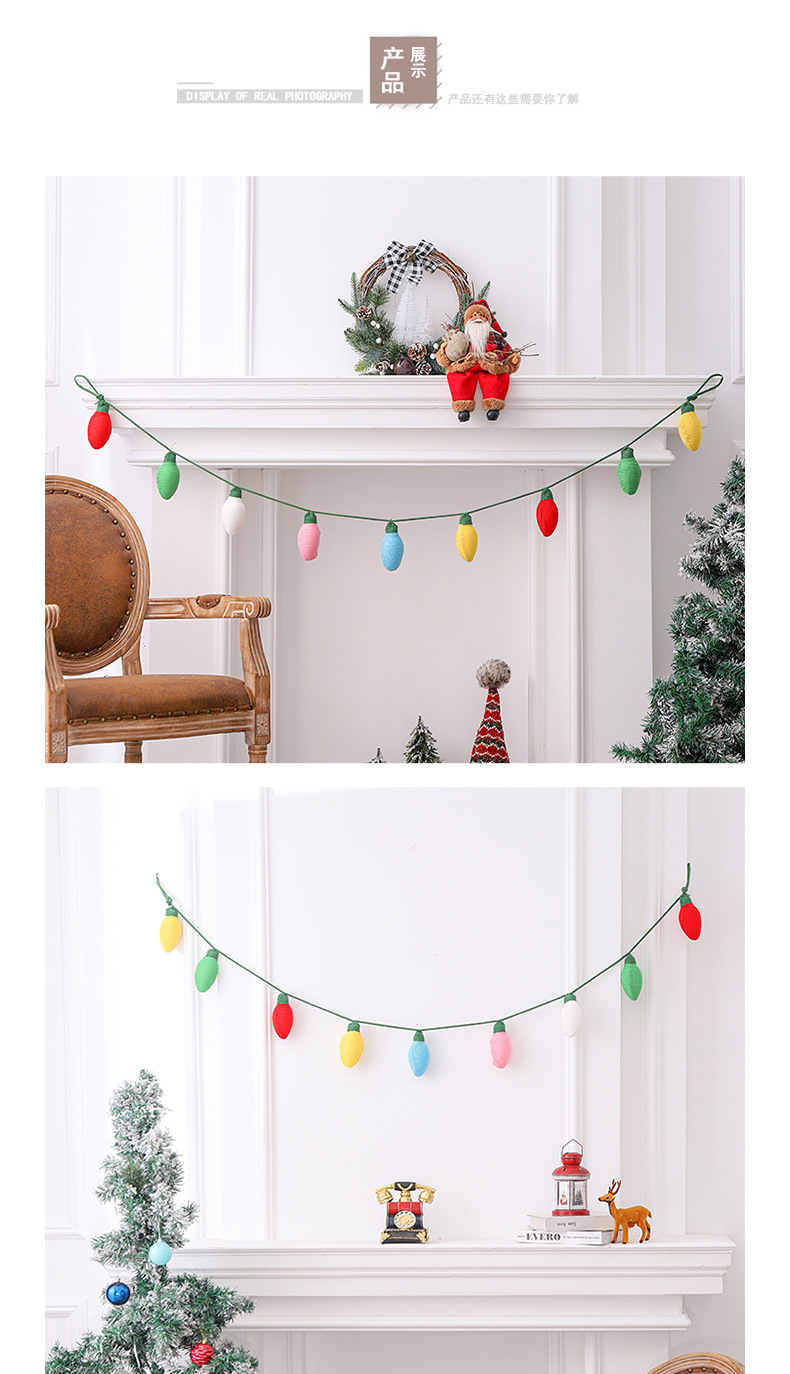 Knit Rope Mini Lantern Christmas Tree Pendants Wholesale Nihaojewelry display picture 3