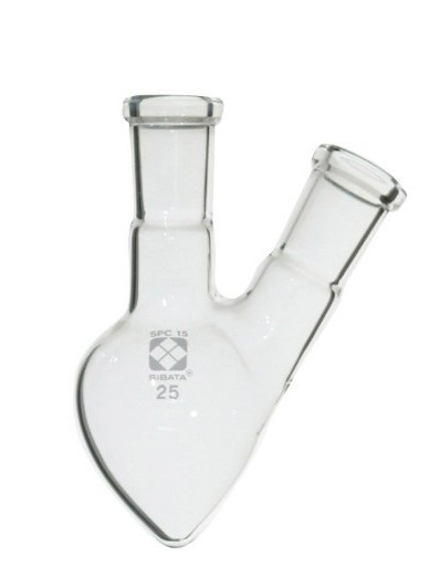 SIBATA柴田科学 005420-1550 普通折叠两口梨形烧瓶 15/25 50mL