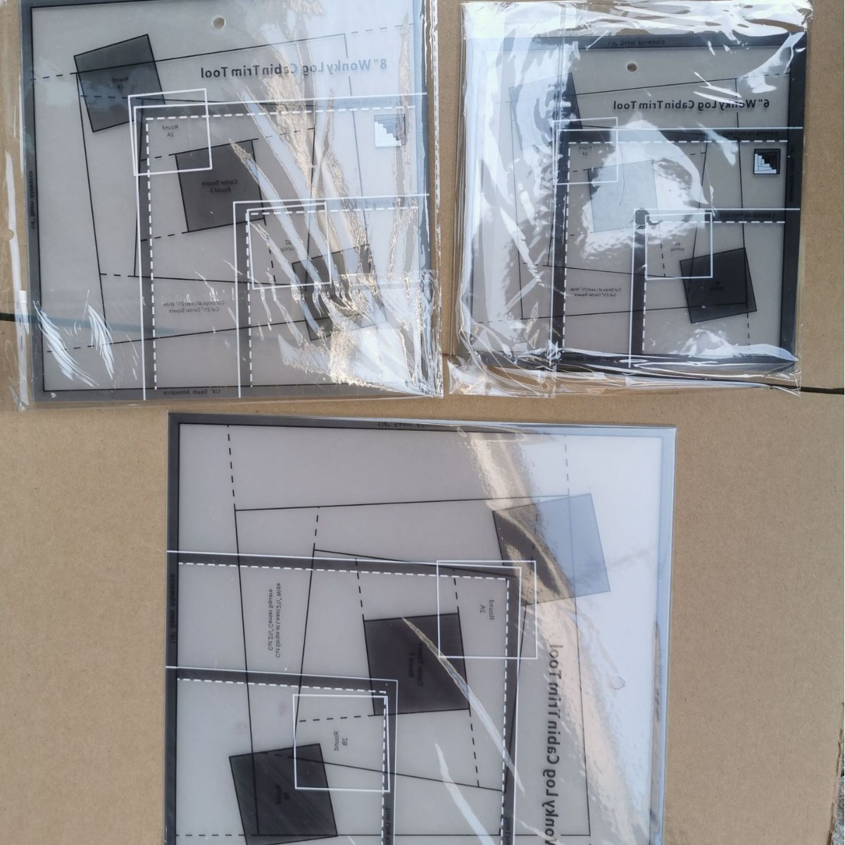 批发各类异形镂空模板 现货 CNC精雕亚克力 新版各种款式厘米划线