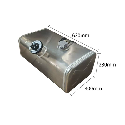 Fuel tank for light trucks, tractors, diesel - 60-liter-aluminum-alloy-fuel-tank