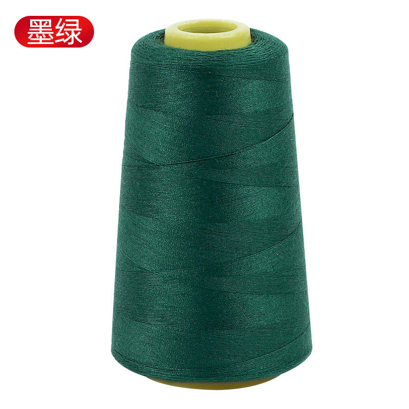 高速缝纫机线涤纶线  彩色缝衣细线 家用针线黑白短丝线|undefined