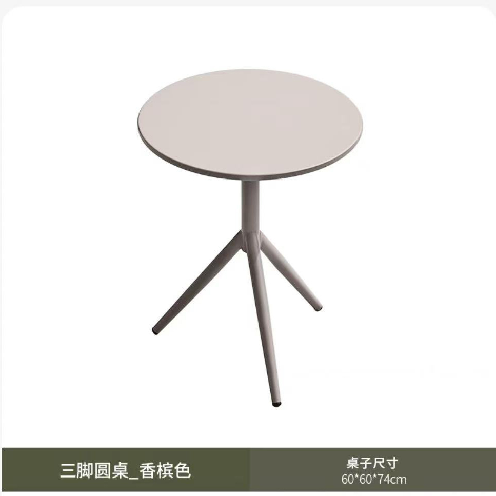 Mesa y silla al aire libre Combo Villa Jardín Nórdica Terraza Mesa Mesa de comedor Silla de comedor de cordón Diseñador de patio Mesa de balcón al aire libre